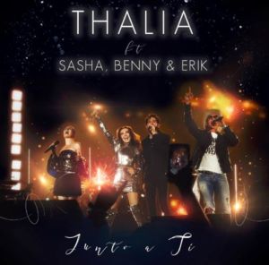 Thalía sorprende a todos los fans de Timbiriche al lanzar su nueva versión del clásico tema “Junto a ti” Feat. Sasha, Benny y Erik