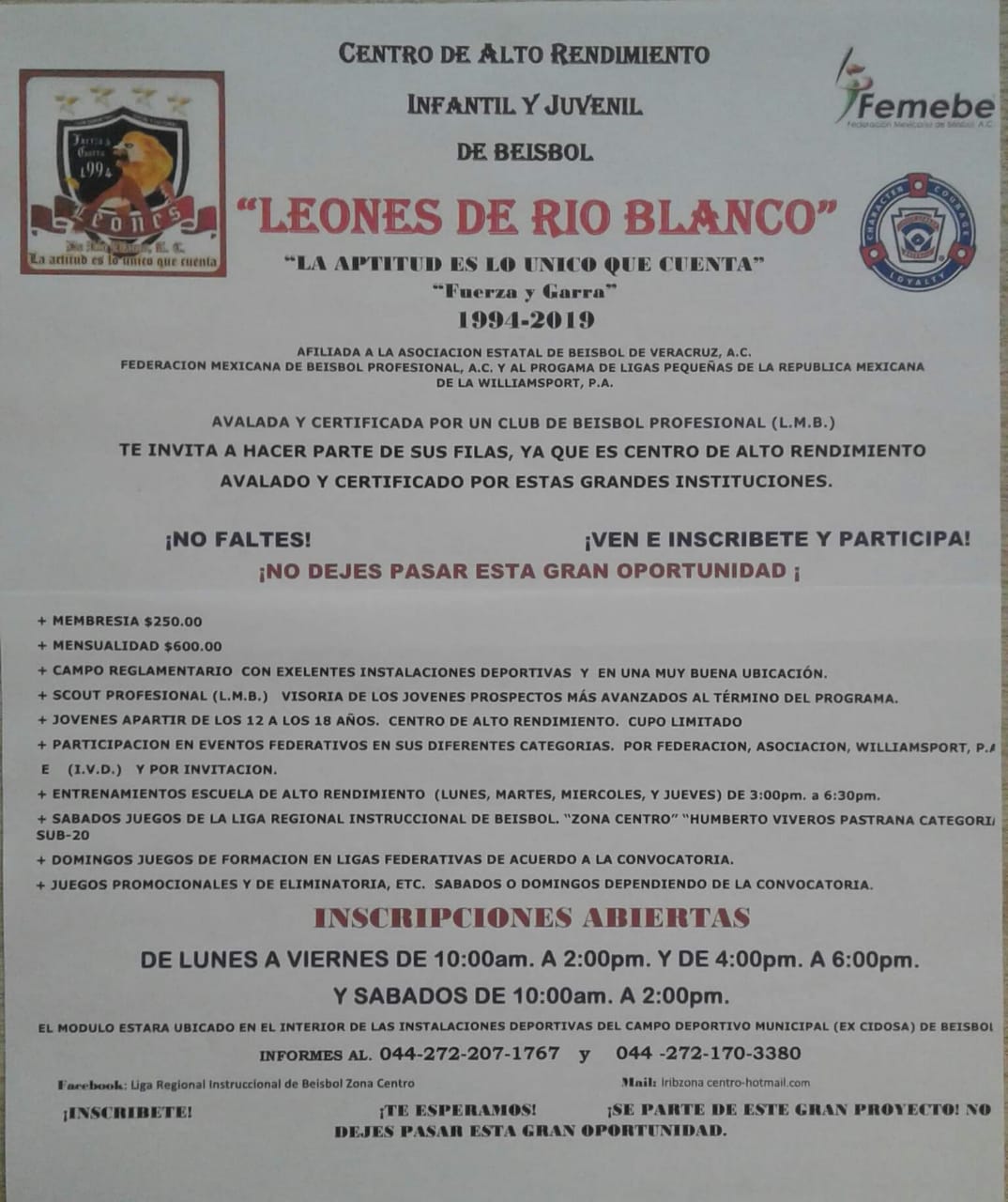 Piden investigar al Club Leones de Río Blanco – Proyecto13