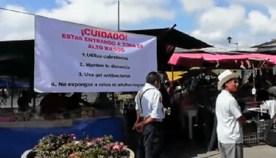 Instalan tianguis en Coscomatepec a pesar del Covid-19