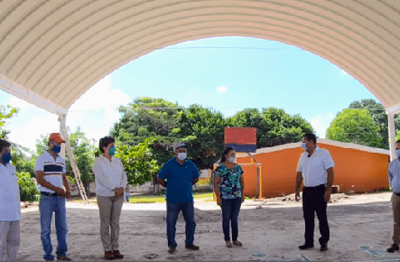 Construyen cinco domos en escuelas de Cuitláhuac