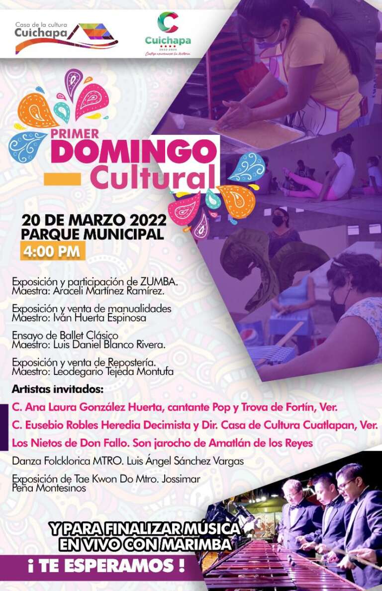 Domingo cultural en Cuichapa