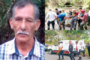Localizan a campesino en el fondo de un barranco